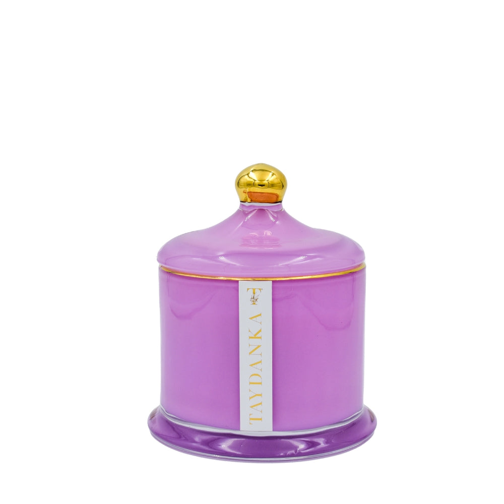 Candle - Victoria Lilac Pink Jar 450g