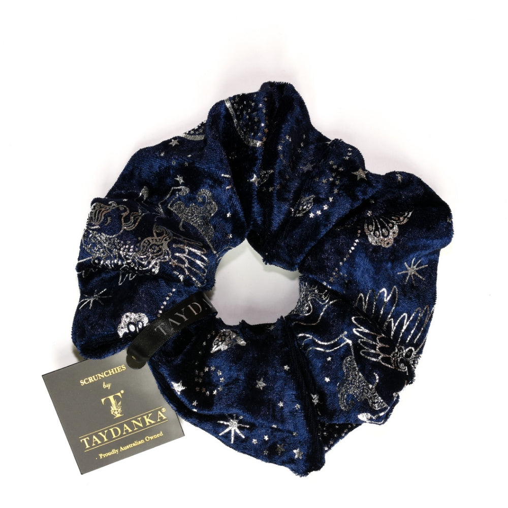 Scrunchie - Silver Pegasus