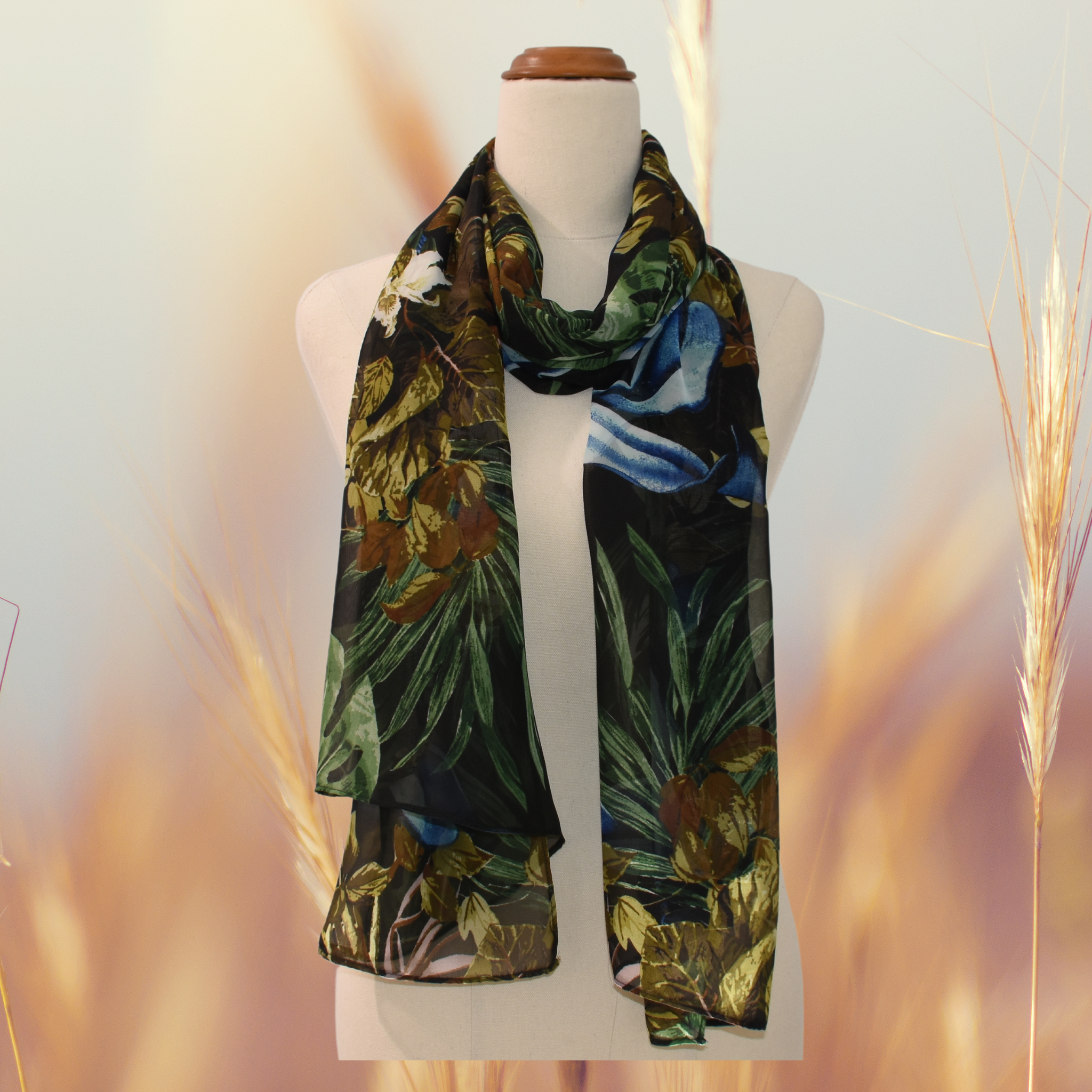 Luxury Rectangle Scarf - Wilderness