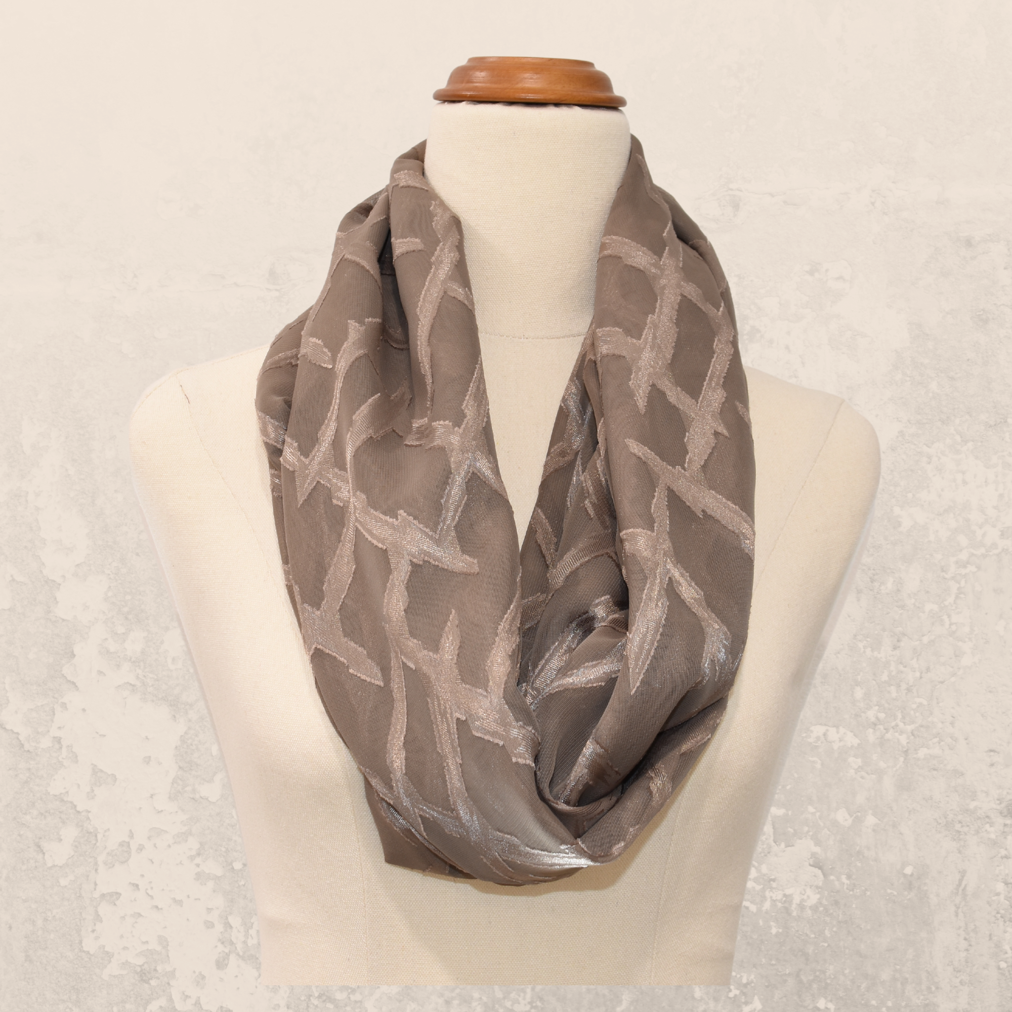 Luxury Infinity Scarf - Mocha