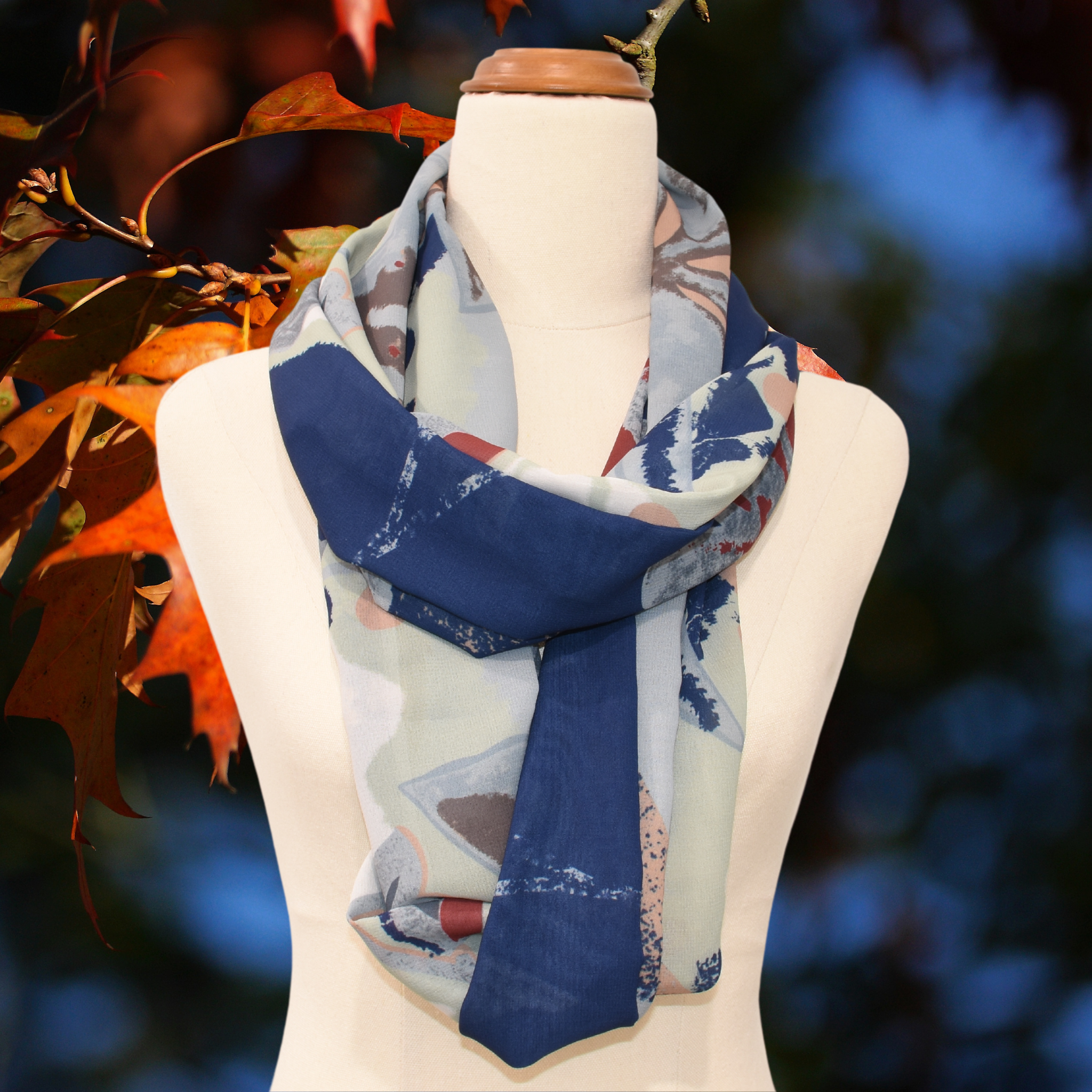 Luxury Infinity Scarf - Winters Day