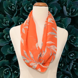 Luxury Infinity Scarf - Tangerine
