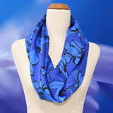 Luxury Infinity Scarf - Indigo Blue