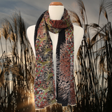 Luxury Rectangle Scarf - Tree of Life
